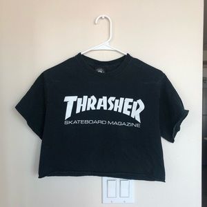 Thrasher Cropped Top